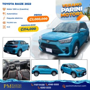 TOYOTA RAIZE 2022