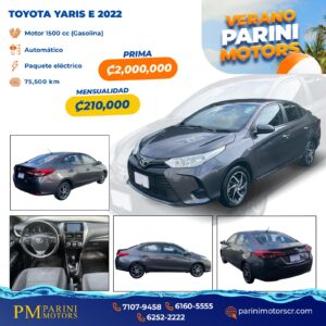 TOYOTA YARIS E 2022